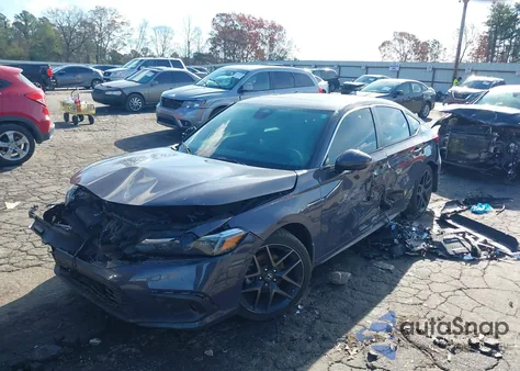 2024 Honda Civic Sport Touring from USA, damaged, VIN 19XFL1H81RE014110